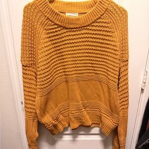 Universal Thread Mustard Cowl Neck Sweater